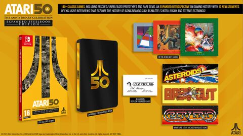 Atari 50 The Anniversary Celebration Expended Steelbook  Edition
